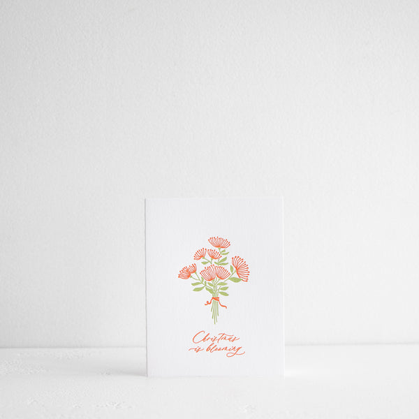 Christmas is Blooming Card