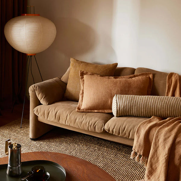 Margot Bolster Cushion - Mocha