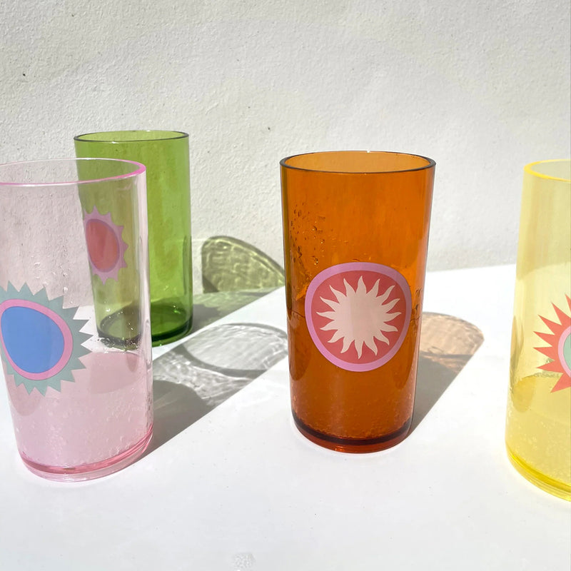 Poolside Tall Tumbler  - Set/4