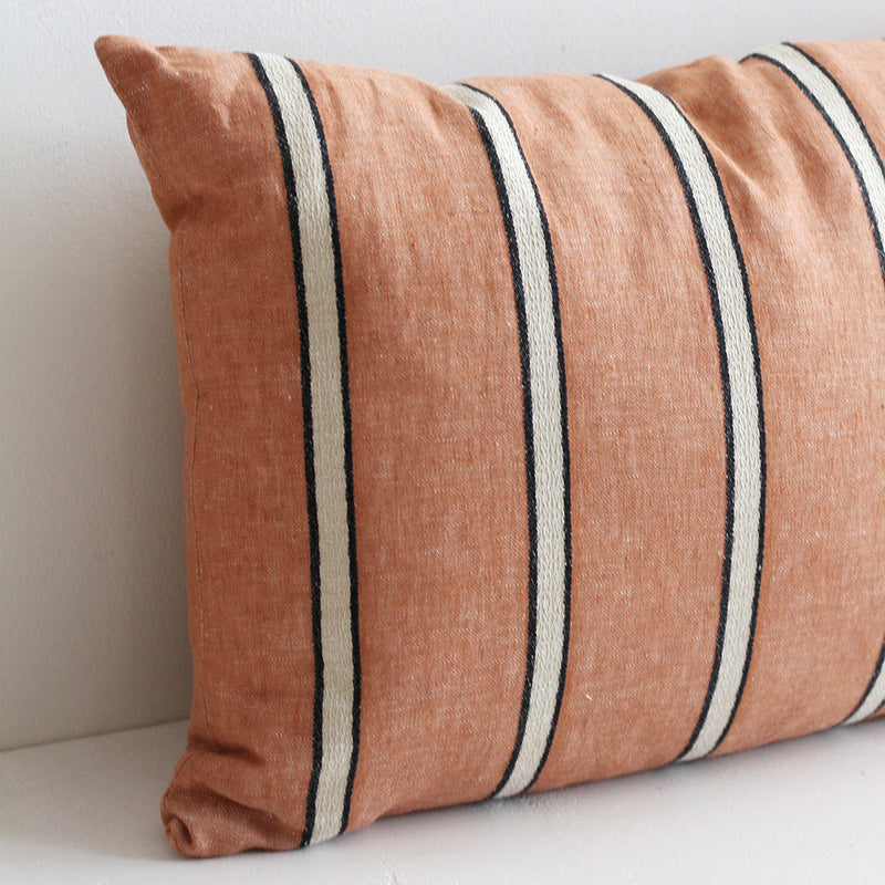 Vinnie Lumbar Cushion - Terracotta