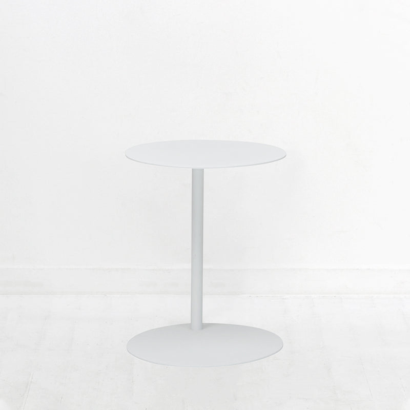 Archie Round Side Table Tall - White