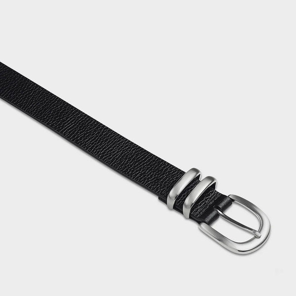 Let It Be Belt - Black/Silver